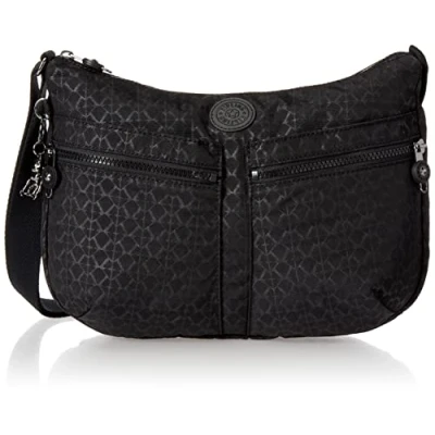 Image of Kipling Women&#039;s Izellah Shoulder Bag, Signature Emb, 13&#039;&#039;L x 9&#039;&#039;H 4.75&#039;&#039;D