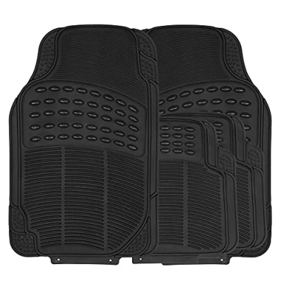 Image of Streetwize SWEMB2 Liberty Car Floor Mat Set [Black] of 4