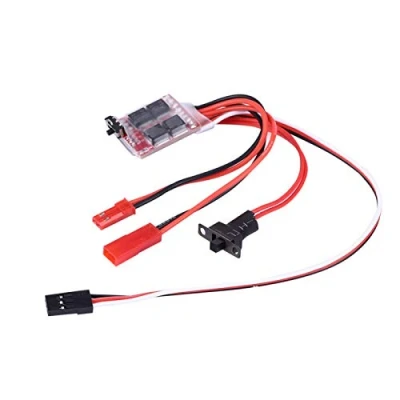 Image of Demeras Brushed Electronic Speed Controller ESC With Brake 20A Waterproof Motor for RC Car Boat Model Accessory Parts