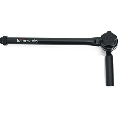 Image of Gator Frameworks Adjustable Angled Mini Boom Arm with Interlocking Design; 9&quot; (GFW MIC CLMPBM9)