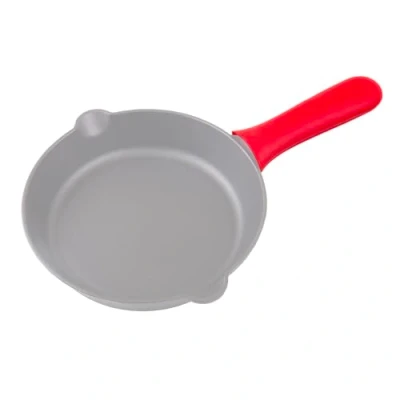 Image of Victoria Silicone Handle Cover, Custom Made Sleeve for 6.5 and 8 Inch Cast Iron Skillets, Small, Red