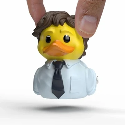 Image of TUBBZ Mini: The Office Jim Halpert Cosplaying Rubber Duck Vinyl Figure