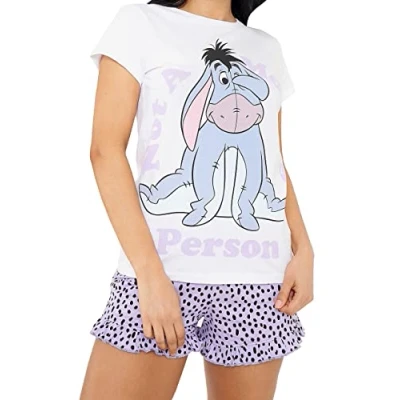 Image of Disney Womens Pyjamas Eeyore Purple XX Large