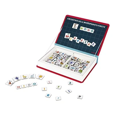 Image of Janod J02714 Magneti&#039;Book Alphabet Educational Game, Spanish Version