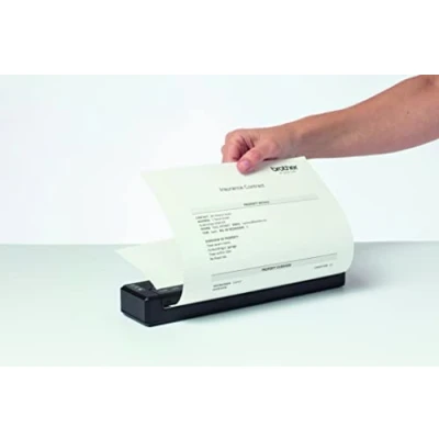 Image of Brother PJ 863 Mobile A4 Direct Thermal Document Printer with 300 DPI Print Resolution, 13.5 ppm, Bluetooth and USB C Interface, Black