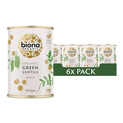 Image of Biona Organic Lentils 400 g (Pack of 12)
