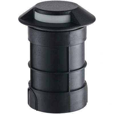 Image of Sort LED Outdoor Recessed Ground Light Black, Sandblasted, Warm White 3000K, IP65
