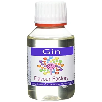 Image of Flavour Factory Intense Food Flavouring, Gin, 100 ml