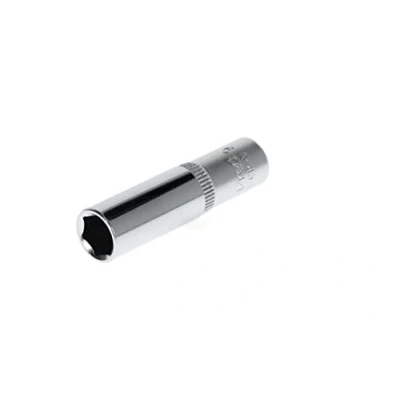 Image of GEDORE red Long socket, 1/4&quot; 6.3 mm drive, hexagonal, 9 AF, Tool, R41000909, Steel