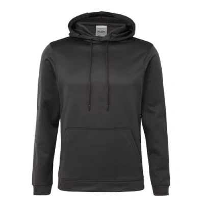 Image of AWDis Men&#039;s Sports Polyester Hoodie, Grey (Steel Grey), Medium