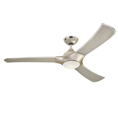 Image of 78266 Portland Ambience EL Dark Pewter Indoor Ceiling Fan, Light Kit with Opal Frosted Glass