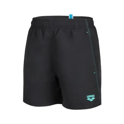 Image of Arena Boys Boxer Solid Beach Short, Asphalt Water, 12 13 Years EU
