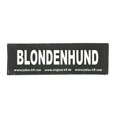 Image of Interchangeable Patches, 1 pair, BLONDENHUND, Size: Large, Black