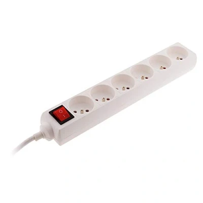 Image of Zenitech 16A Extension Lead with Switch, White