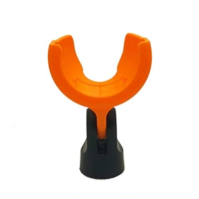 Image of Ammo Clip HB52 Bullet Mic Holder For Hohner HB52&quot;Harp Blaster&quot; Harmonica Microphones (Bright Orange)
