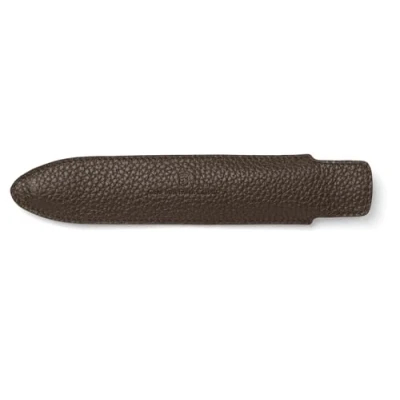 Image of Graf von Faber Castell 118746 Pencil Case for 1 Writing Instrument, Cashmere, Dark Brown
