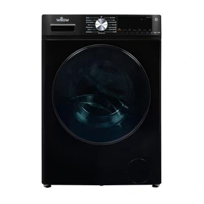 Image of Willow WWDE8514BL 8kg Washer Dryer 1400 Spin with BLDC Inverter Motor, 15 Programmes, LED Display, Front Loading Machine Black