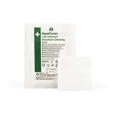 Image of HypaCover Low Adherent Absorbent Wound Dressing 5 x cm (Pack of 10)