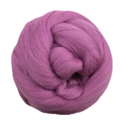 Image of Magenta Merino Felting Wool for Needle/Wet &amp; Spinning. 25 100 GMS (50 GMS)