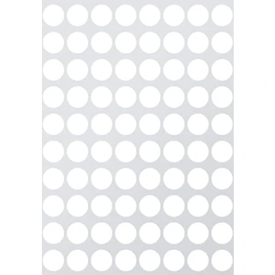 Image of Royal Green (13MM) Blank Colour Coding Labels 1.3 CM White Dot Stickers 1200 Pack