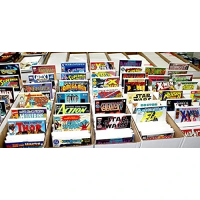 Image of Comics Comic Books Gift Pack 20 Marvel &amp; DC Only Superheroes Grab Bag