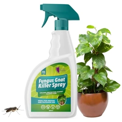 Image of Fungus Gnat Killer Spray 500ml Organic Protection Against Sciarid Flies Effective for Houseplants, Seedlings Safe Indoor &amp; Outdoor Use Targets Adults Larvae Eco Friendly Formula