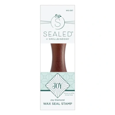 Image of Spellbinders Joy Diamond Wax Seal Stamp from The Sealed for Christmas Collection