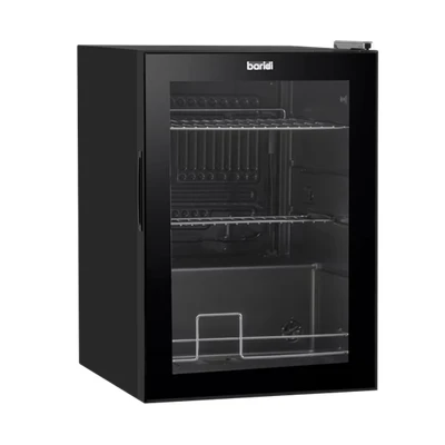 Image of Baridi 60L Beer &amp; Drinks Fridge with LED Light, Black and Glass Door DH62