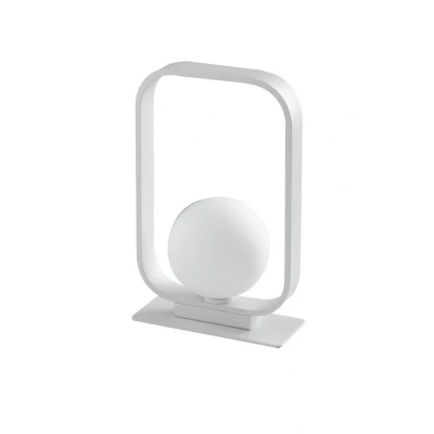 Image of Roxy Table Globe Lamp Frame, White, G9
