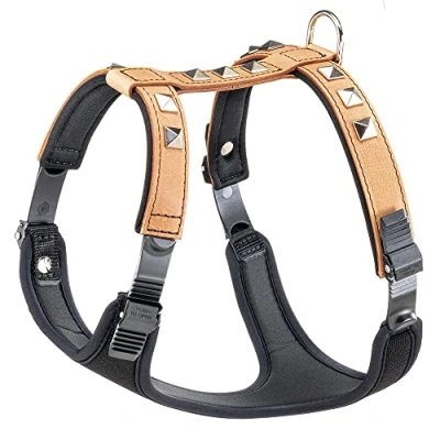 Image of Ferplast Giotto Luxor Dog Harness, M, 40 50 cm/ 60 70 cm, Beige