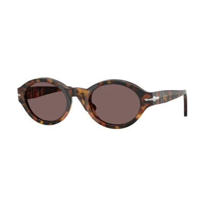 Image of Persol Woman PO3378S LORIS 105253 Sunglasses Acetate Turtle Violet Round Normal