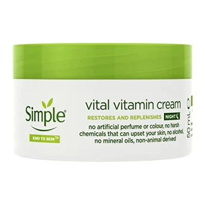Image of Simple Kind to Skin Vital Vitamin Night Cream 50 ml