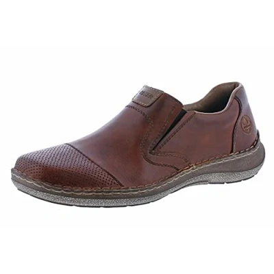 Image of Rieker Mens 03056 24 Amaretto Slip On Shoes 11 UK Brown