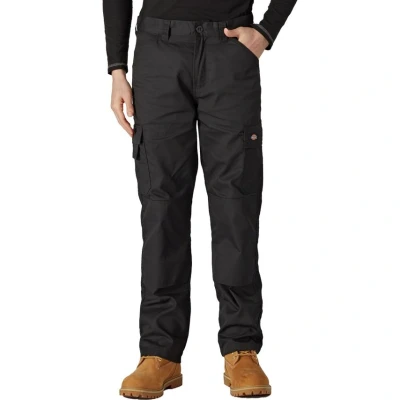 Image of Dickies Trousers for Men, Everyday Pants, Regular Fit, Black, 30W/30L
