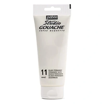 Image of PEBEO 100 ml Studio Gouache, Permanent White, 290011