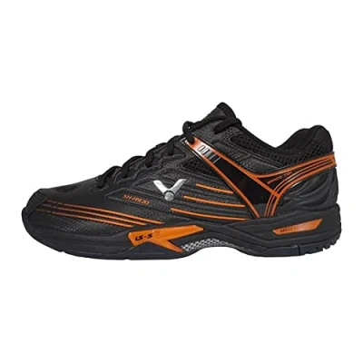 Image of VICTOR Men&#039;s Sh a920 C Badminton Squash Indoor Shoe for All Flooring, Black, 12 UK