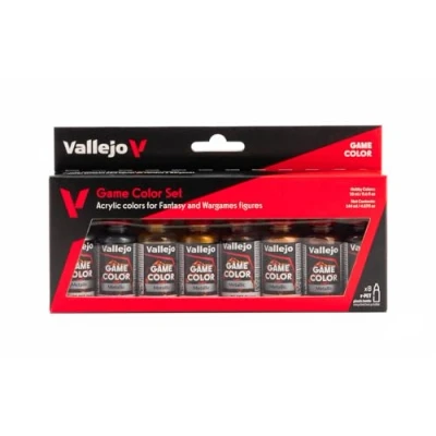 Image of Vallejo Game Metallic Color Set, 17 ml (Pack of 8)