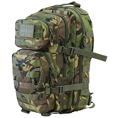 Image of Military Tactical British DPM Camouflage Molle Rucksack Camo Assault Pack 28L
