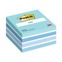 Image of Post it Notes Colour Cube 76 x 76mm Pastel Blue 2028B