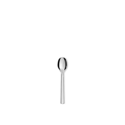 Image of Alessi Dessert Spoon in 18/10 Stainless Steel Mirror Polished, Silver, 17 x 19 4.3 cm