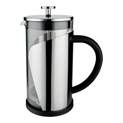 Image of Café Olé Cromo 600 ml Cafetière French Press Coffee Maker, 5 Cup (1 2 Mug)