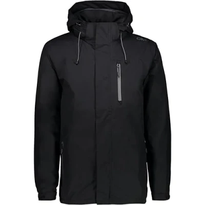Image of CMP Man Jacket Zip Hood With Ventilation, Anthracite, 60