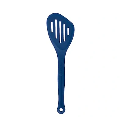 Image of Colourworks Silicone 28cm Slotted Turner Blue