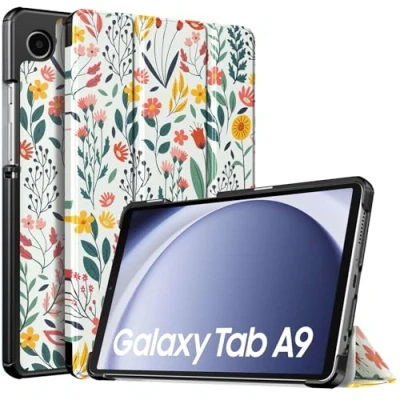 Image of TiMOVO for Samsung Galaxy Tab A9 Case 8.7 Inch 2023, Slim Lightweight Stand Hard Back Shell Protective Cover All New 8.7&quot; Tablet SM X110/X115/X117, Flowers