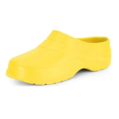 Image of Ladeheid Women&#039;s and Men&#039;s EVA Clogs KL037 (Yellow1, 5 UK)