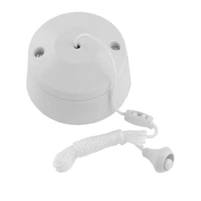 Image of Eurolite PL3212 10A Pull Cord 2 Way Ceiling Switch, White