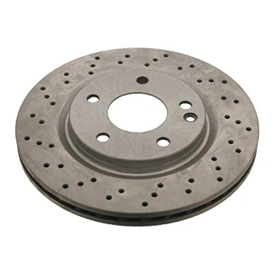 Image of 1684210712, A1684210712 Brake disc FEBI BILSTEIN 22996 Front Axle 277mm 22mm 5 Hole 112mm perforated/vented Coated MERCEDES BENZ: A Class