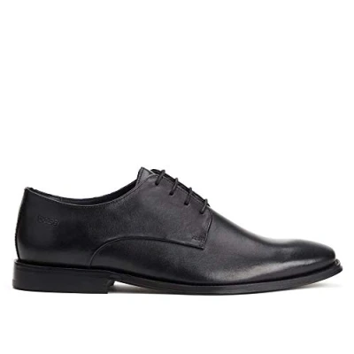 Image of Base London Marley Waxy Black Men&#039;s Derby UK 11