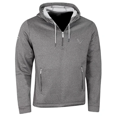Image of Callaway Golf Mens Aquapel Technical Hoody Quiet Shade Heather S