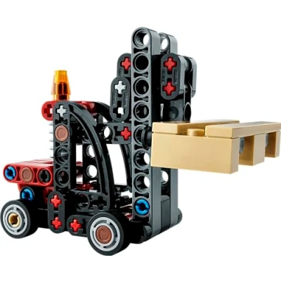 Image of LEGO Technic Forklift Truck With Palette Polybag Set 30655